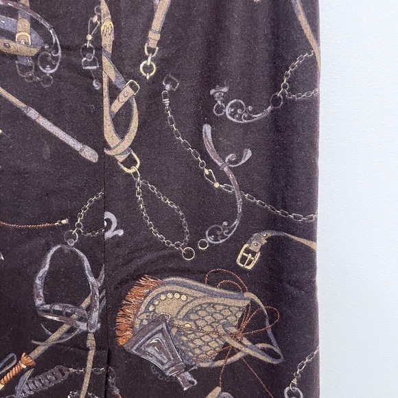 Vintage equestrian virgin wool long skirt hammer - Picture 2 of 11